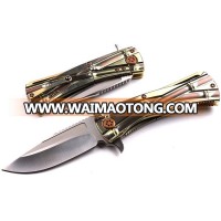 ikiv D2 steel knife folding pocket with titanium handle edc knife