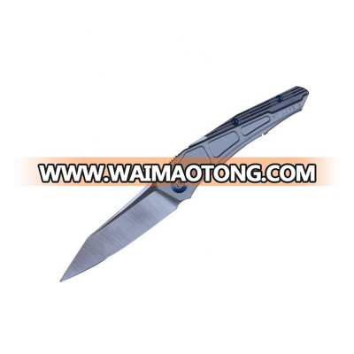 Titanium Handle M390 Blade Knives Frame Folding Knife