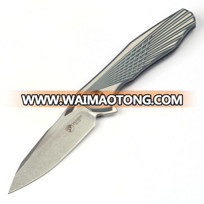 Kevin John Titanium Handle S35vn Blade Folding Knife